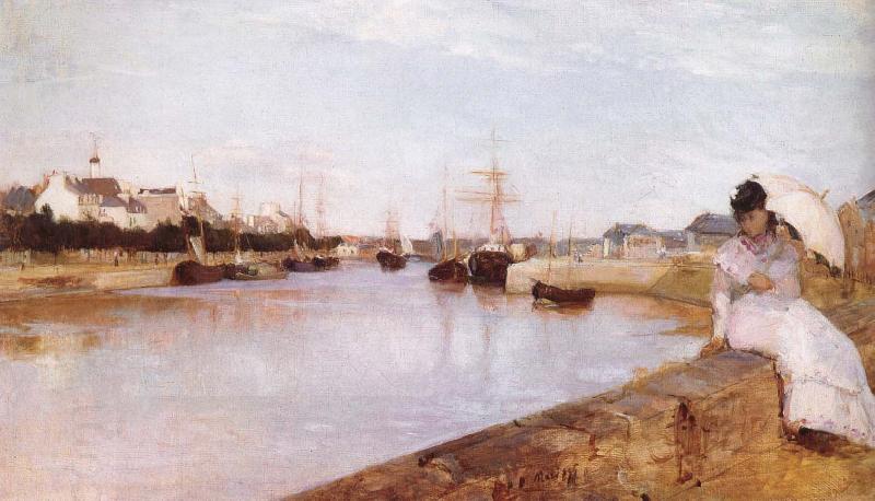 Berthe Morisot The port of Lorient